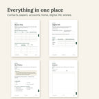 Four inside pages: Money Map, Digital Life, My Wishes and Letters